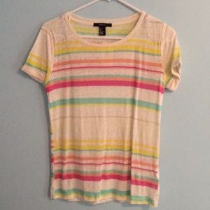 Colorful striped T-shirt